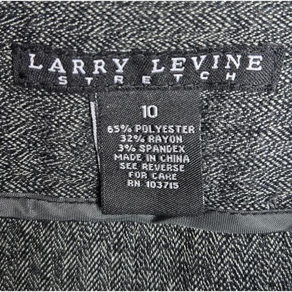 Larry Levine Stretch Charcoal Pencil Skirt Size 10 - Picture 6 of 7